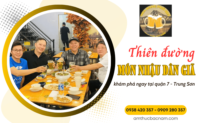món nhậu dân giã tại Phố Bia