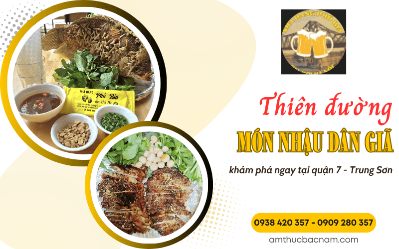 món nhậu dân giã tại Phố Bia