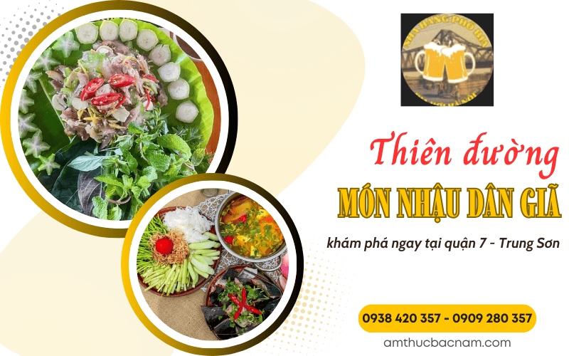 món nhậu dân giã tại Phố Bia