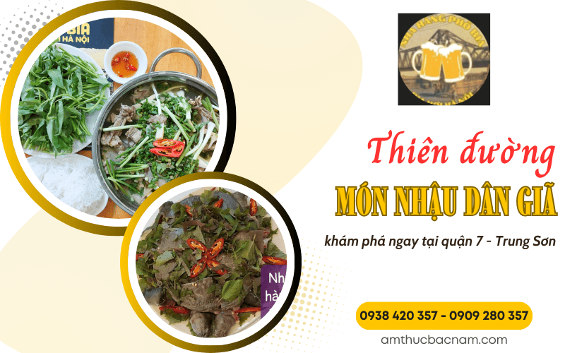 món nhậu dân giã tại Phố Bia