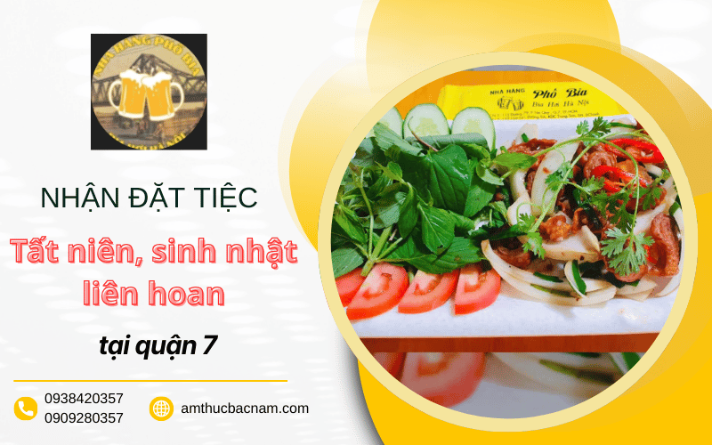đặt tiệc tất niên, sinh nhật, liên hoan